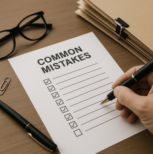 A hand holding a pen over a checklist
AI-generated content may be incorrect.